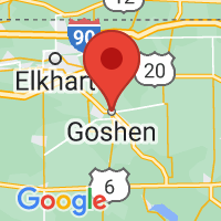 Map of Goshen, IN US